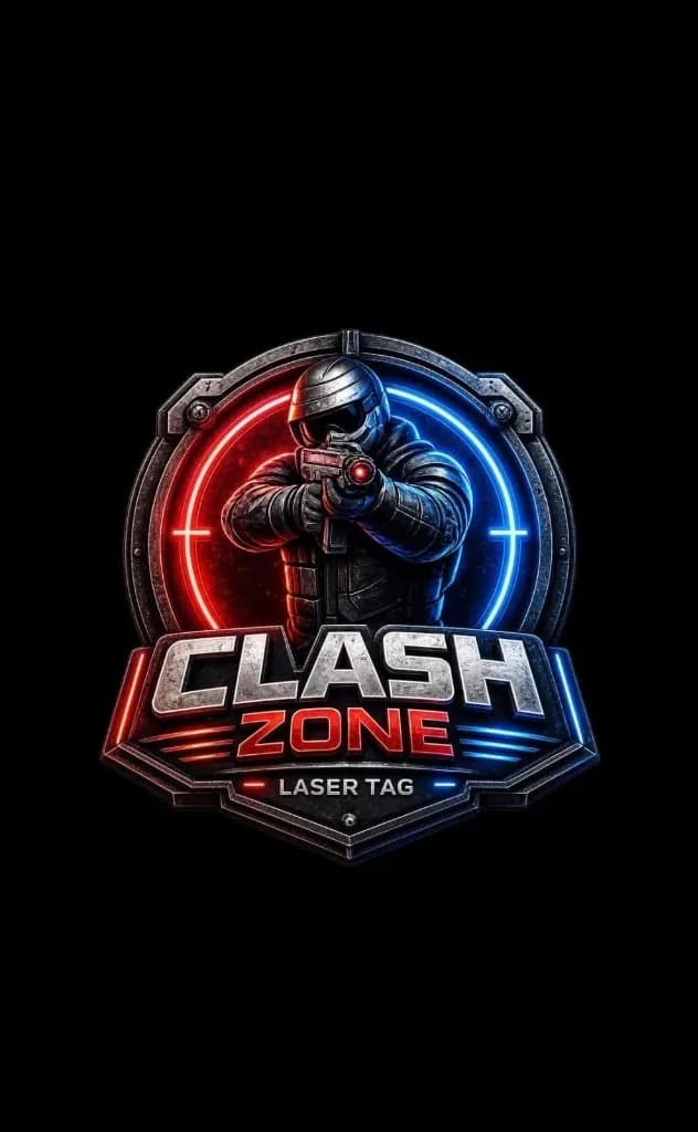 CLASH ZONE tactical Laser Tag arena showcase visual